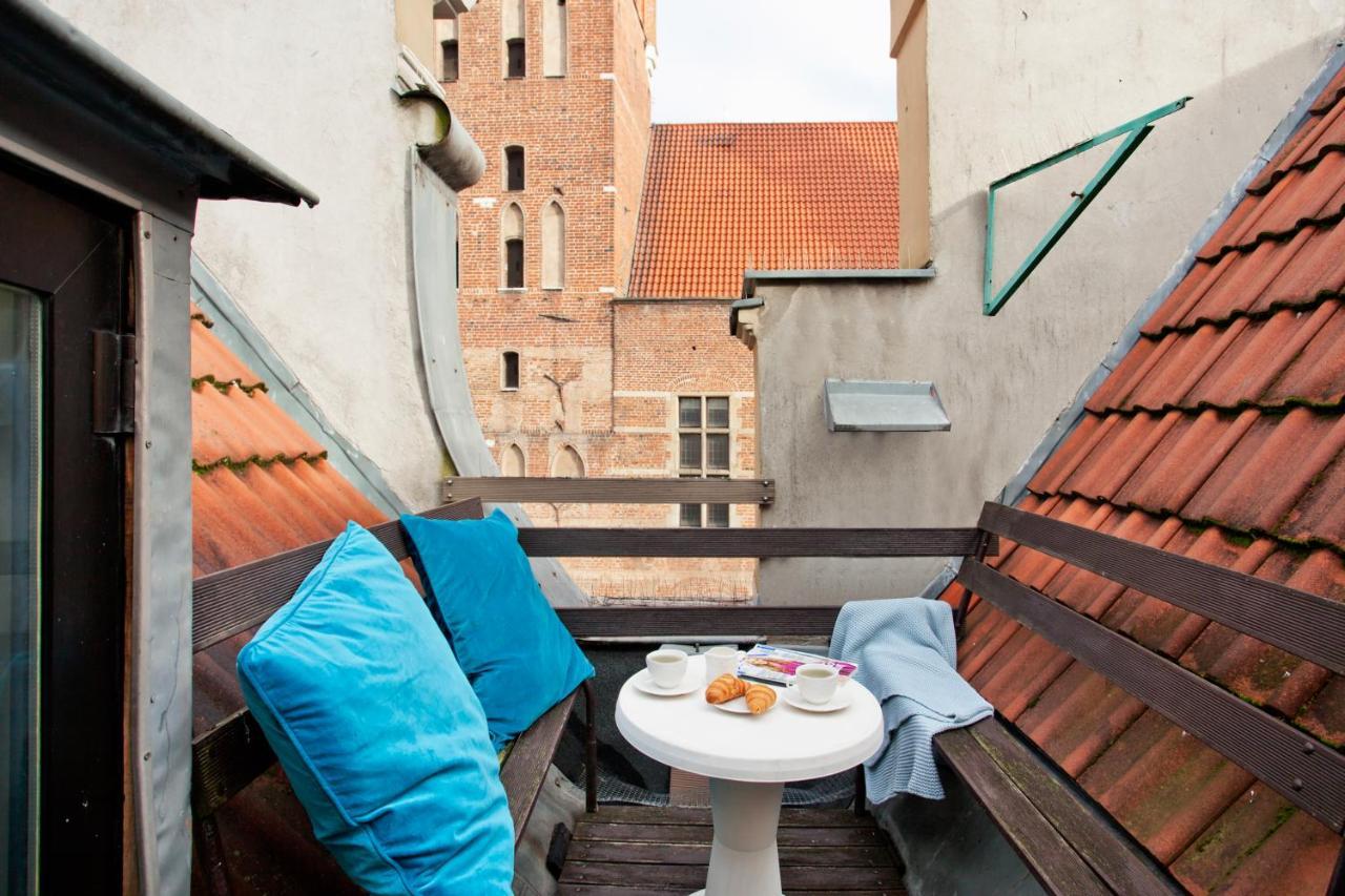 Elite Apartments Rooftop With A View Of The Old Town 格但斯克 外观 照片